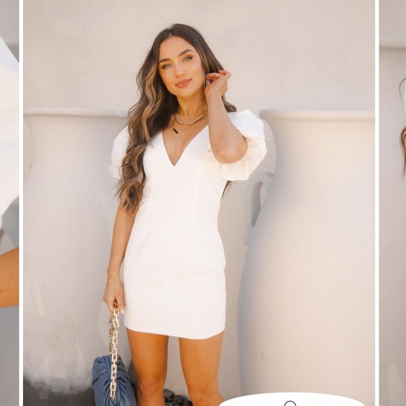 Vici Collections Puff Sleeve Mini Dress - Picture 4 of 9